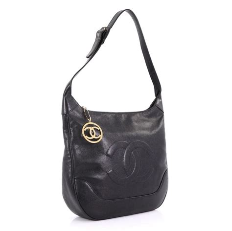 chanel hobo caviar|CHANEL Caviar Stitched Medium CC Pocket Hobo Black.